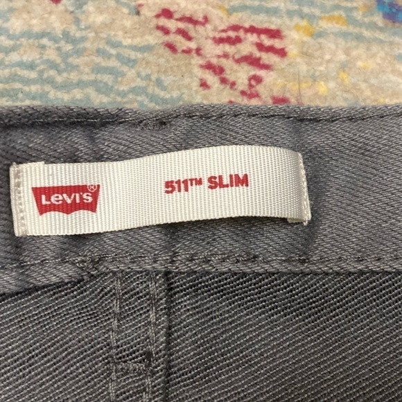 NWT Boys Levi’s 511 Slim Grey Jeans Size 3-4 Years - Picture 8 of 10